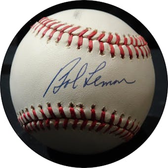Bob Lemon Autographed NL White Baseball JSA KK52648 (Reed Buy)