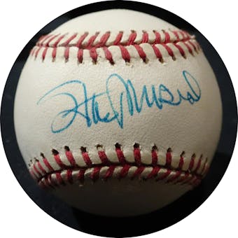 Stan Musial Autographed NL White Baseball JSA KK52663 (Reed Buy)
