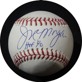 Joe Morgan Autographed MLB Baseball (HOF 90) Leaf (Reed Buy)