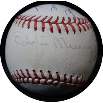 3,000 Hit Club Autographed NL Giamatti Baseball (12 sigs) JSA BB63969 (Reed Buy)