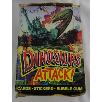 Dinosaurs Attack! Wax Box (1988 Topps)(X-Out) (Reed Buy)
