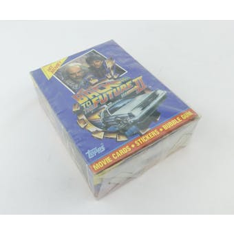 Back to the Future II Wax Box (1989 Topps) (Reed Buy)