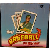 1989 Topps Baseball Cello Box (Reed Buy)