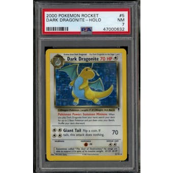 Pokemon Legendary Collection Dark Dragonite 5/110 PSA 7