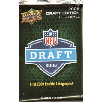 2008 Upper Deck Draft Edition Football Hobby Pack