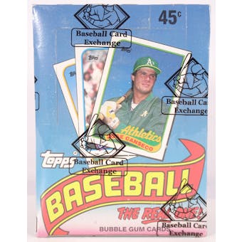 1989 Topps Baseball Wax Box (BBCE) (FASC) (Reed Buy)