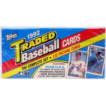 1992 Topps Traded & Rookies Baseball Factory Set (Retail) (Reed Buy)