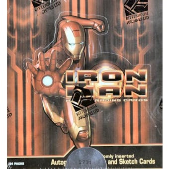 Iron Man Trading Cards Box (Rittenhouse 2008)