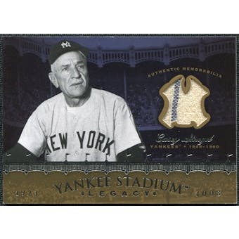 2008 Upper Deck Yankee Stadium Legacy Collection Memorabilia #CS Casey Stengel