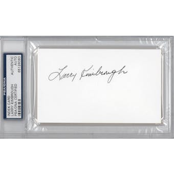 Larry Kimbrough Autographed Index Card (PSA) *6060