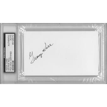 George Kell Autographed Index Card (PSA) *6070