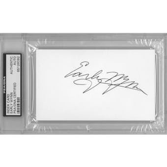 Early Wynn Autographed Index Card (PSA) *6092