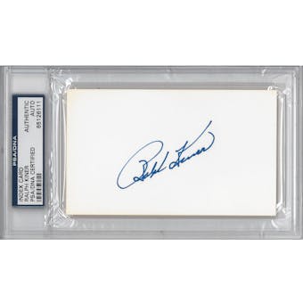 Ralph Kiner Autographed Index Card (PSA) *6111