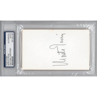 Monte Irvin Autographed Index Card (PSA) *6129