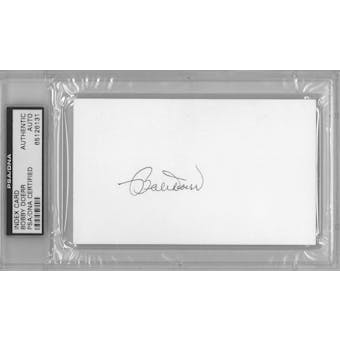 Bobby Doerr Autographed Index Card (PSA) *6131