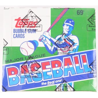 1987 Topps Baseball Cello Box (BBCE) (FASC) (Reed Buy)