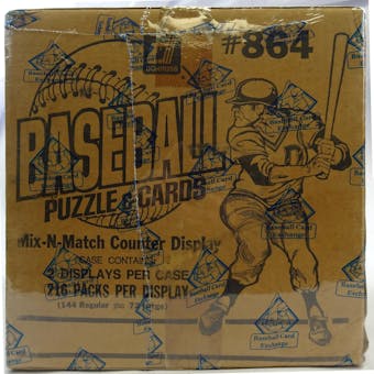 1986 Donruss Baseball Display Case Factory Sealed (BBCE) (Reed Buy)