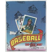 1989 Topps Baseball Rack Box (BBCE) (FASC) (Reed Buy)