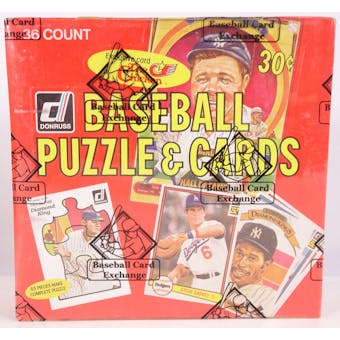1982 Donruss Baseball Wax Box (BBCE)(FASC) (Reed Buy)