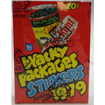 Wacky Packages Stickers 1st Series Wax Box (BBCE) (1979 Topps) (Reed Buy)