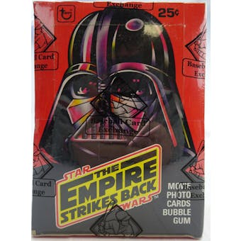 Star Wars Empire Strikes Back Series 1 Wax Box (1980 Topps) (BBCE) (Reed Buy)