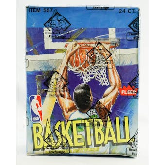 1989/90 Fleer Basketball Rack Box (BBCE) (FASC)
