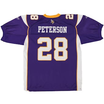 Adrian Peterson Minnesota Vikings Football Reebok Authentic Jersey (Adult XL)