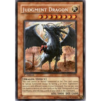 Yu-Gi-Oh Light of Destruction Single Judgment Dragon Secret Rare (LODT-ENO26)