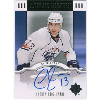 2007/08 Upper Deck Ultimate Collection Signatures #USAC Andrew Cogliano Autograph