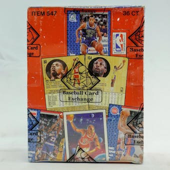 1991/92 Fleer Series 1 Basketball Wax Box (BBCE)