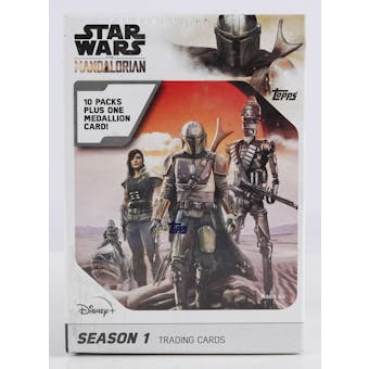 Star Wars The Mandalorian Season 1 10-Pack Blaster Box (Topps 2020)