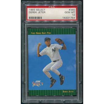 1993 Score Select Baseball #360 Derek Jeter Rookie PSA 10 (GEM MINT)