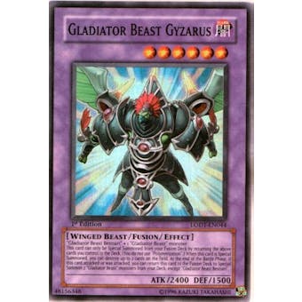Yu-Gi-Oh Light of Destruction Single Gladiator Beast Gyzarus Super Rare LODT-EN044