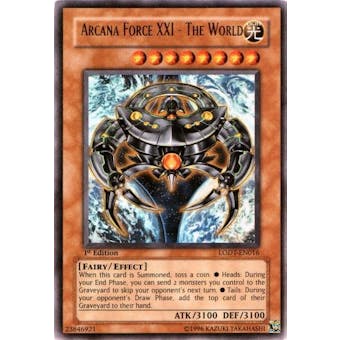 Yu-Gi-Oh Light of Destruction Single Arcana Force XXI - The World Ultra Rare