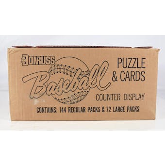 1987 Donruss Baseball Display (144 wax packs/72 large packs) (Factory Sealed) (Reed Buy)