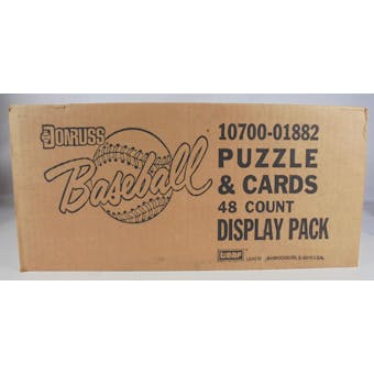 1987 Donruss Baseball Blister Pack Case (48ct/72 cards) (Factory Sealed) (Reed Buy)