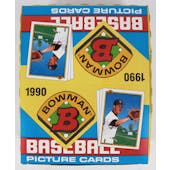 1990 Bowman Baseball Rack Box (Reed Buy)