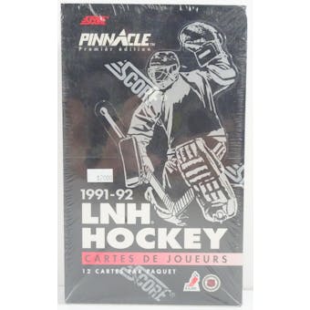 1991/92 Pinnacle French Hockey Hobby Box (Reed Buy)