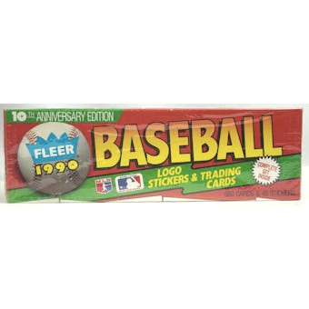 1990 Fleer Baseball Factory Set (Christmas) (Reed Buy)