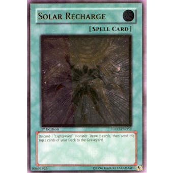 Yu-Gi-Oh Light of Destruction 1st Edition Single Solar Recharge Ultimate Rare