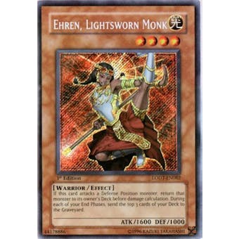 Yu-Gi-Oh Light of Destruction Single Ehren, Lightsworn Monk Secret Rare LODT