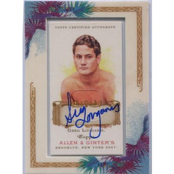 2007 Topps Allen & Ginter Autographs #GL Greg Louganis (Reed Buy)