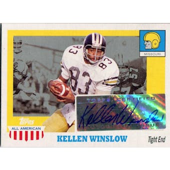 2005 Topps All American Autographs #AKW Kellen Winslow (Reed Buy)