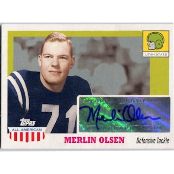 2005 Topps All American Autographs #AMO Merlin Olsen (Reed Buy)