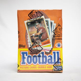 1988 Topps Football Wax Box (BBCE) (NON X-OUT)
