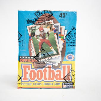 1989 Topps Football Wax Box (BBCE) (Reed Buy)