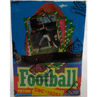 1986 Topps Football Wax Box (Sam's Club) (BBCE) (X-Out) (Reed Buy)