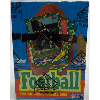 1986 Topps Football Wax Box (BBCE) (X-Out)