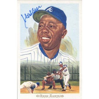Hank Aaron Atlanta Braves Autographed Perez-Steele Celebration JSA KK52232 (Reed Buy)