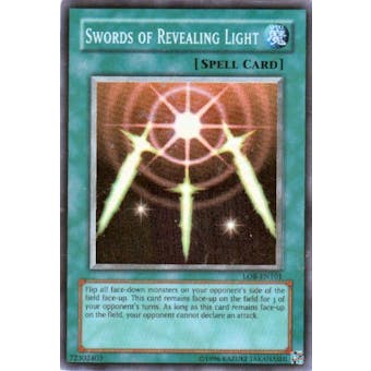 Yu-Gi-Oh BEWD Single Swords Of Revealing Light Super Rare (LOB-101)